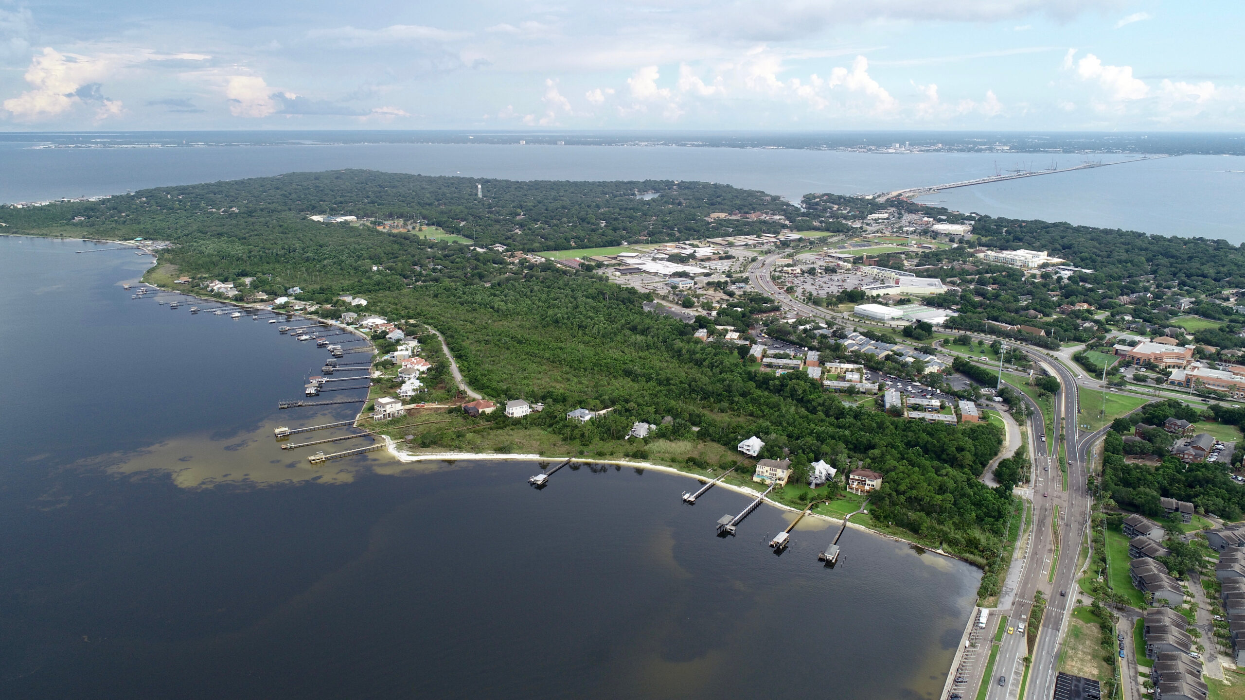 Gulf Breeze, Florida arial view